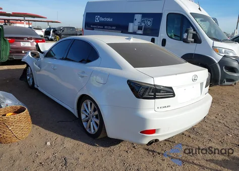 2009 Lexus Is 250 z USA, uszkodzony, nr VIN JTHBK262495088525